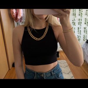 Vintage Napier Gold Link Necklace 24"